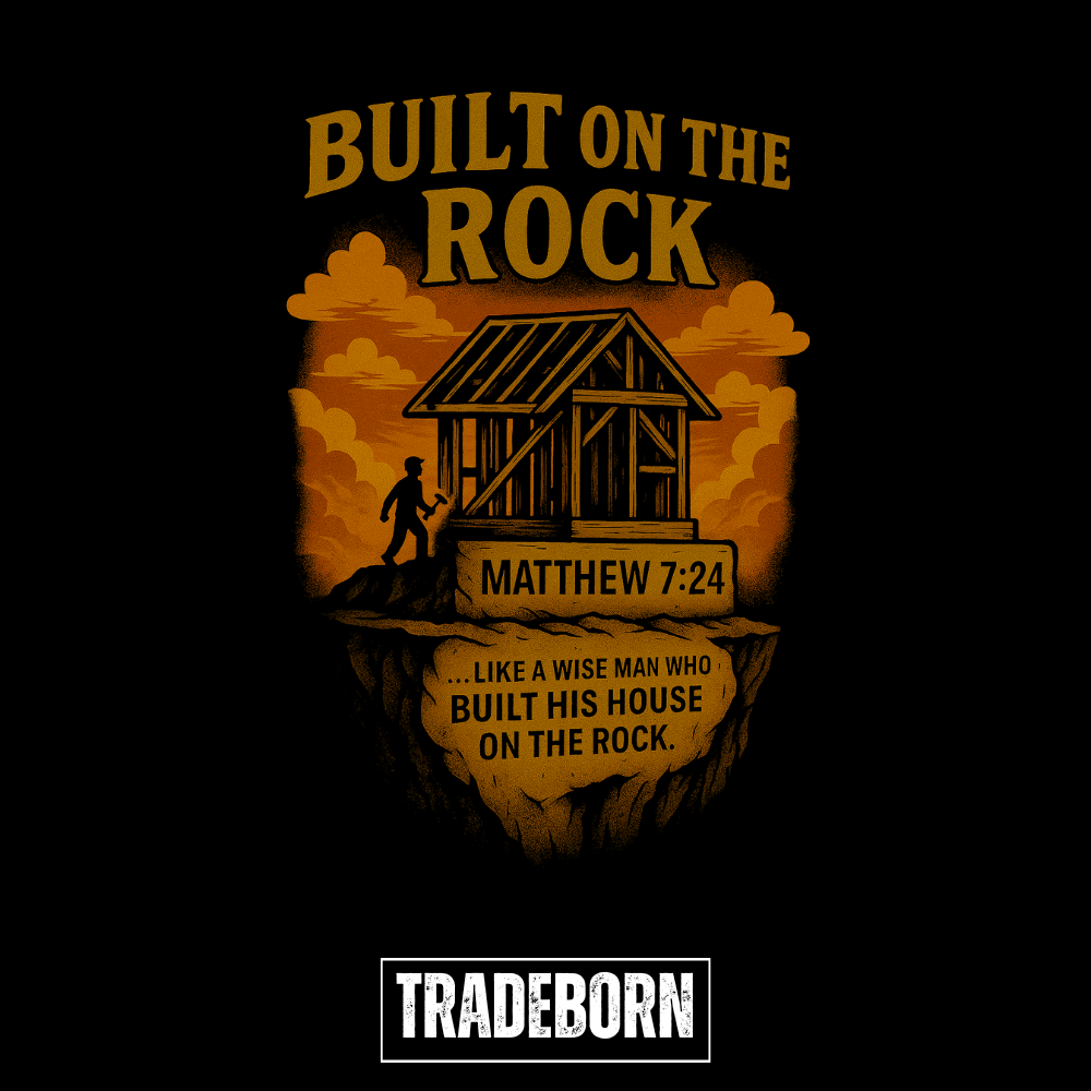 Built On The Rock - Premium Tee