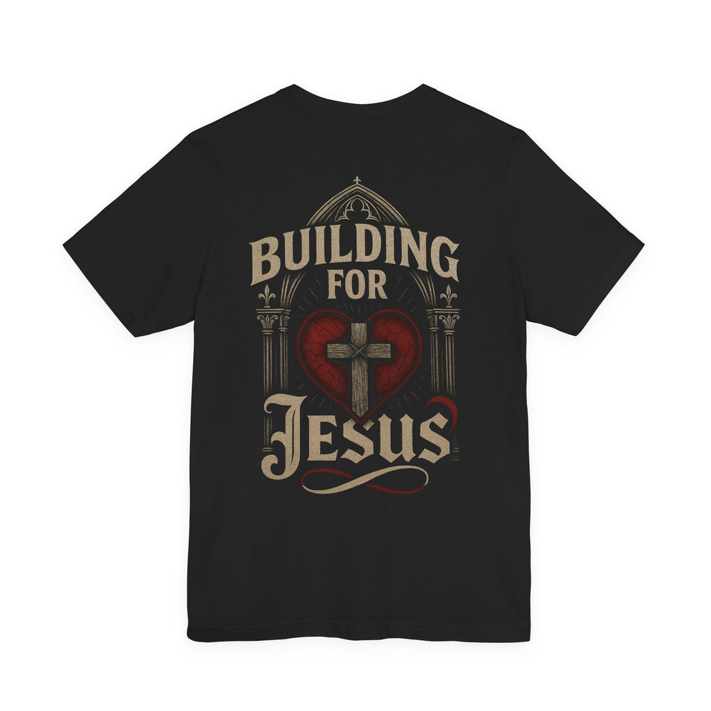 Building For Jesus - New Premium Tee