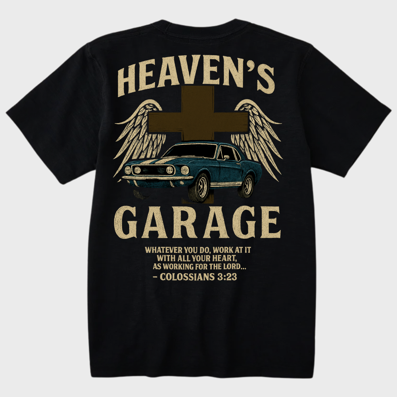 Heaven's Garage (Mustang Edition) - Premium Tee
