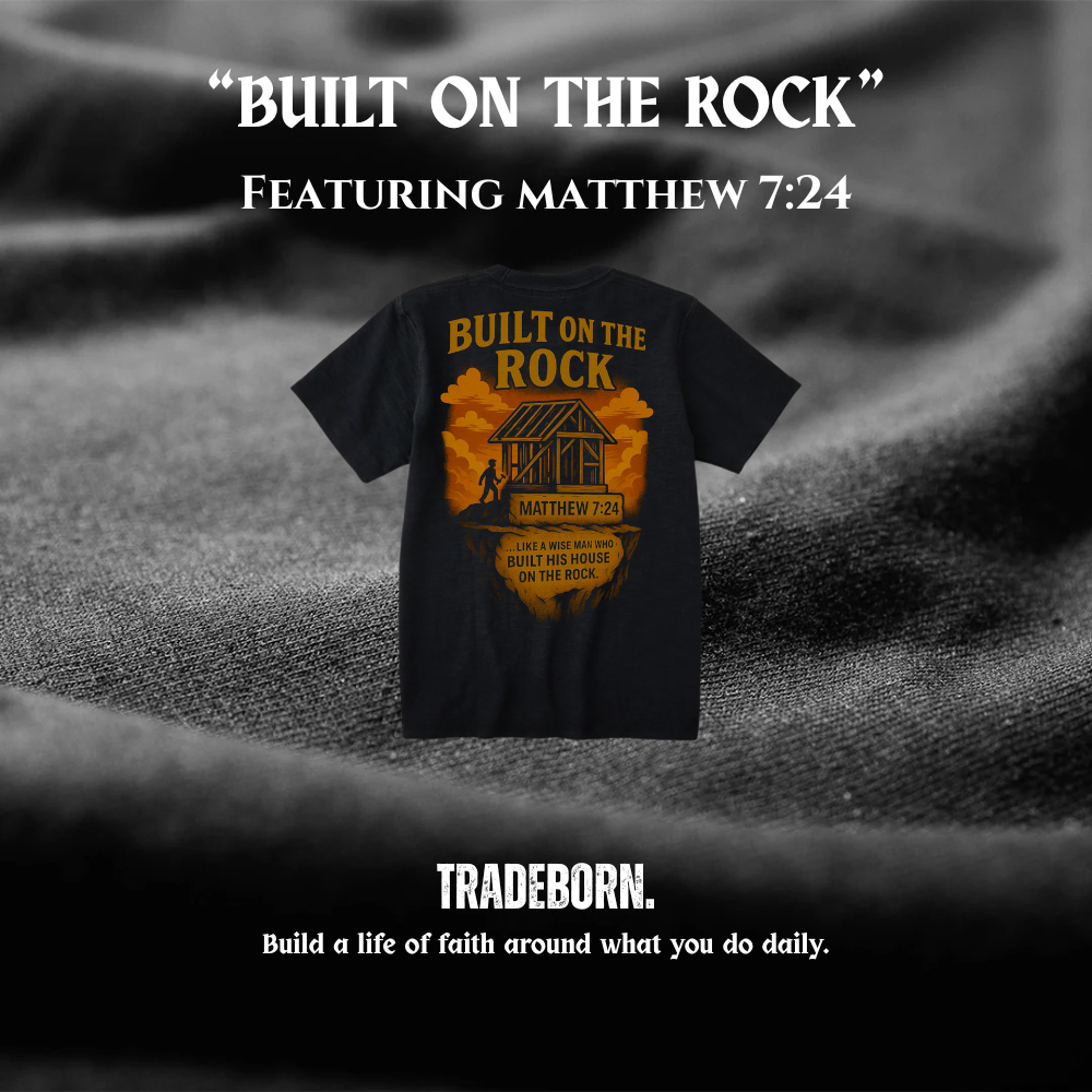 Built On The Rock - Premium Tee