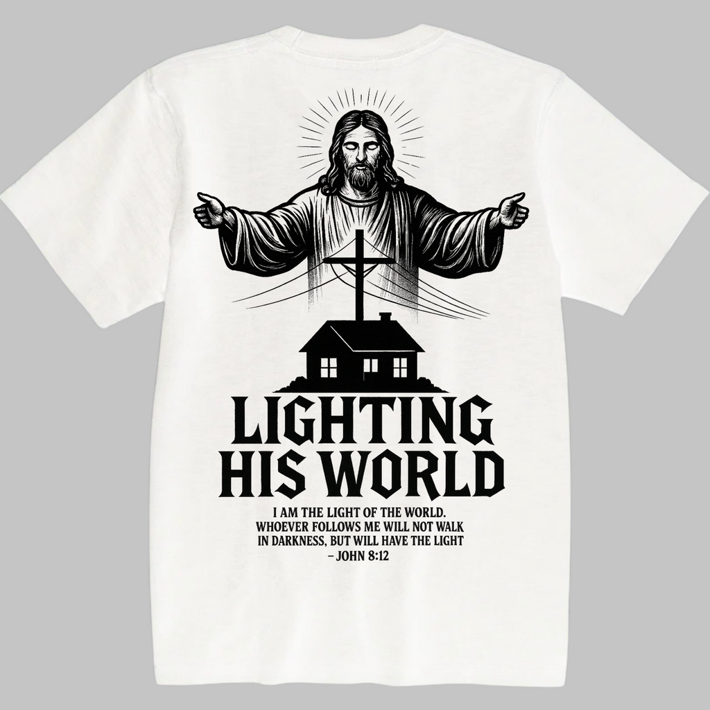 Lighting His World - Premium Tee