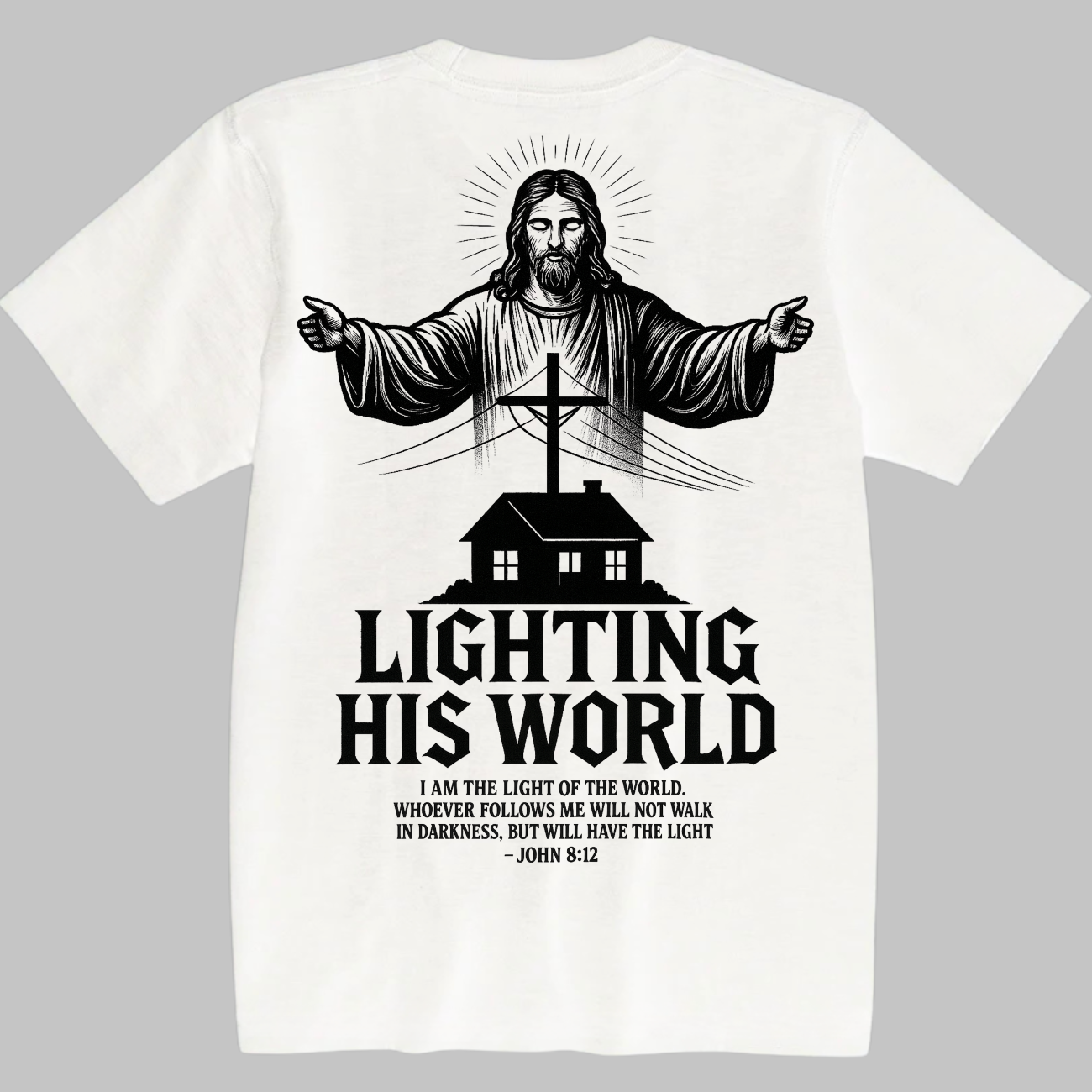 Lighting His World - Premium Tee