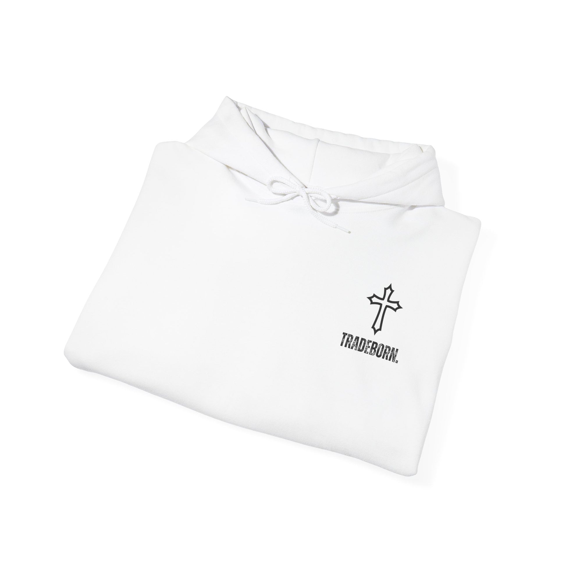 God. Family. The Trades. - Premium White Hoodie