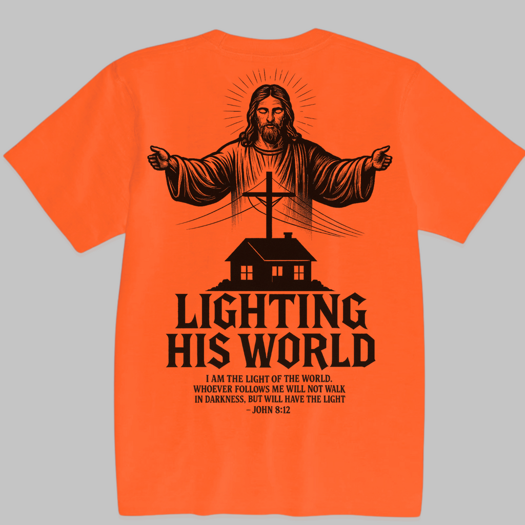 Lighting His World - High-Vis Tee