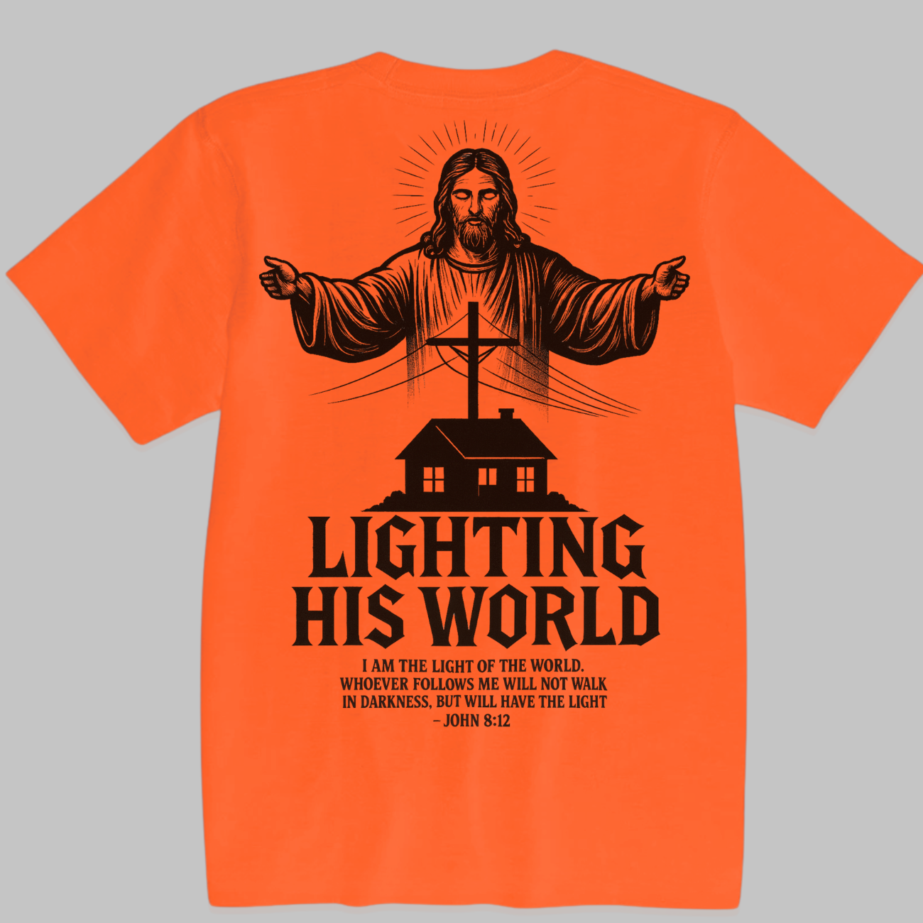 Lighting His World - High-Vis Tee
