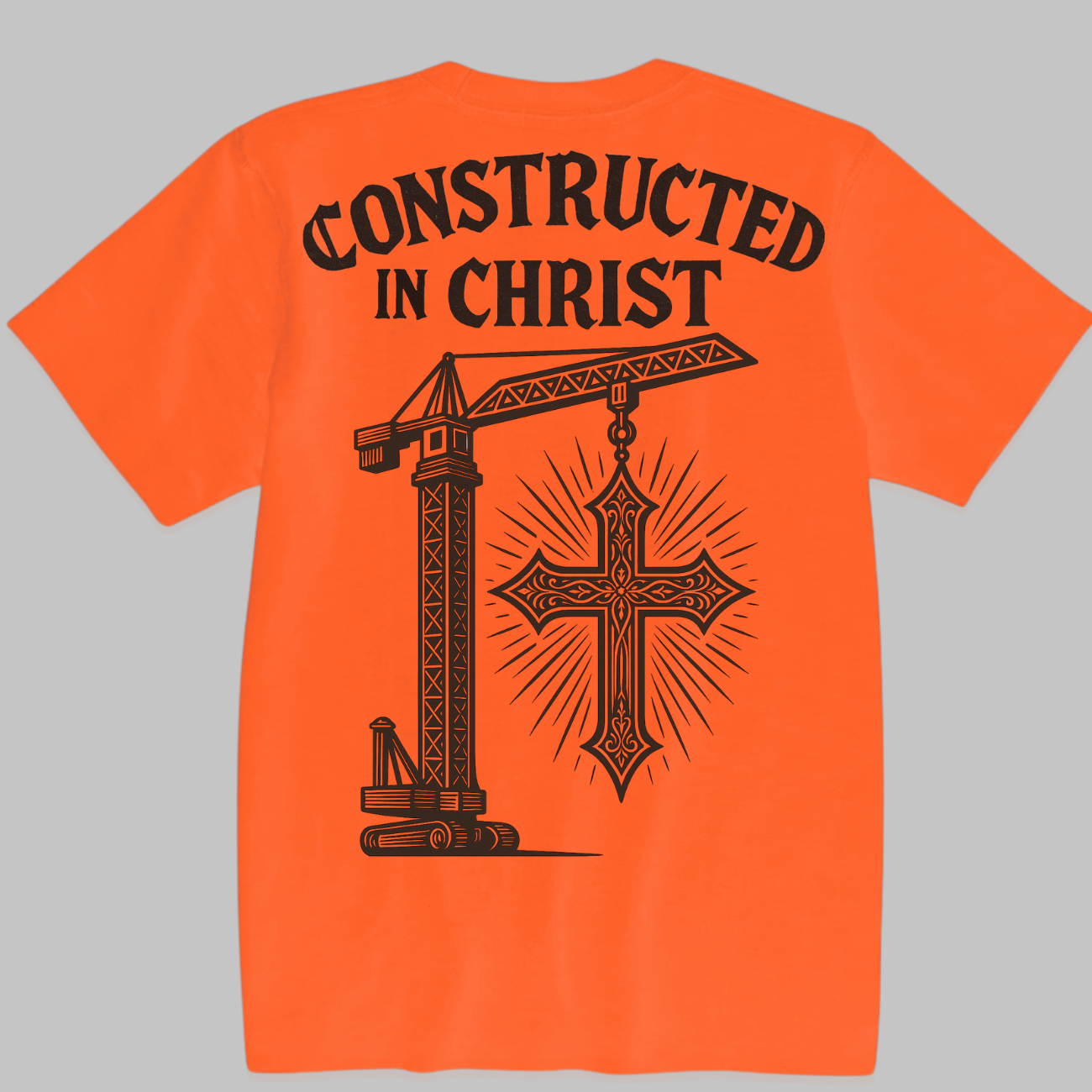Constructed In Christ - High-Vis Tee