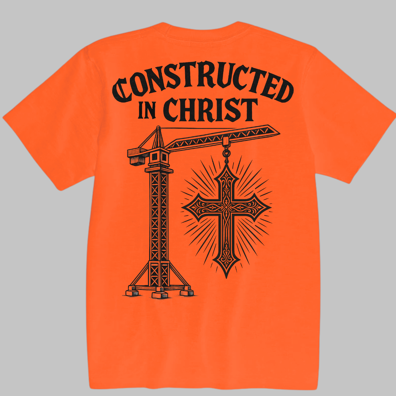 Constructed In Christ - High-Vis Tee