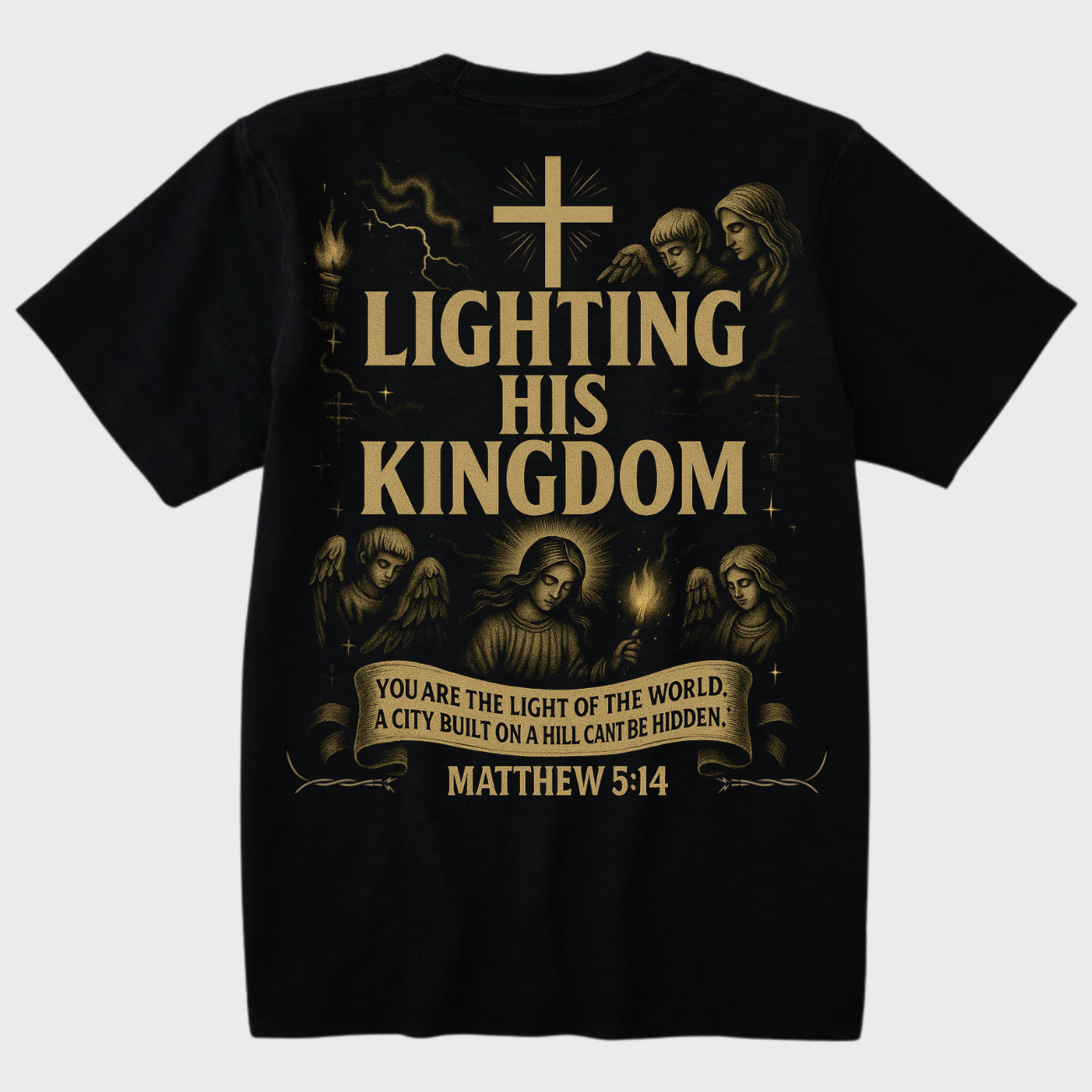 Lighting His Kingdom - New Premium Tee 2