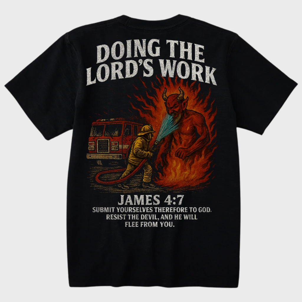 Doing The Lord's Work - Premium Tee