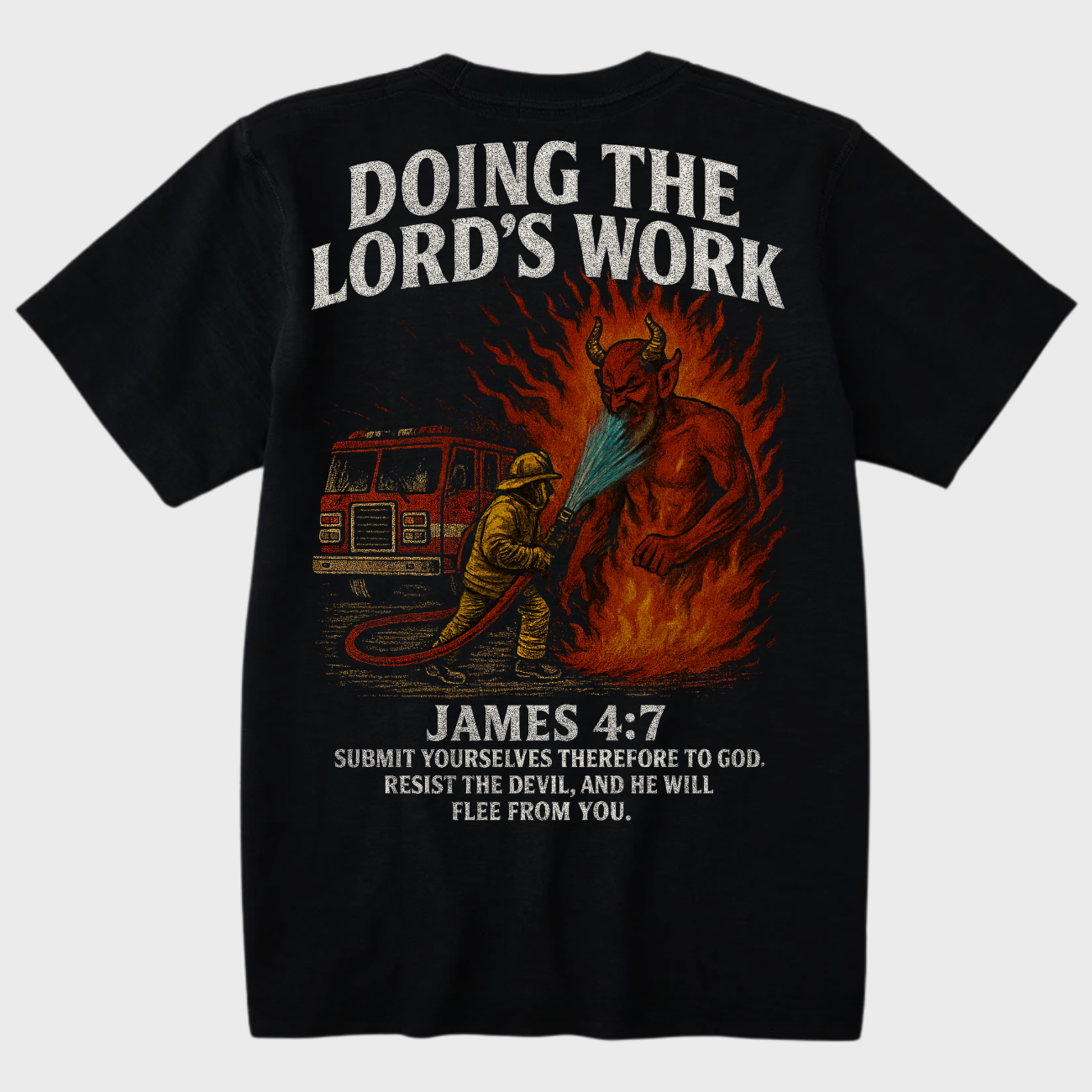 Doing The Lord's Work - Premium Tee