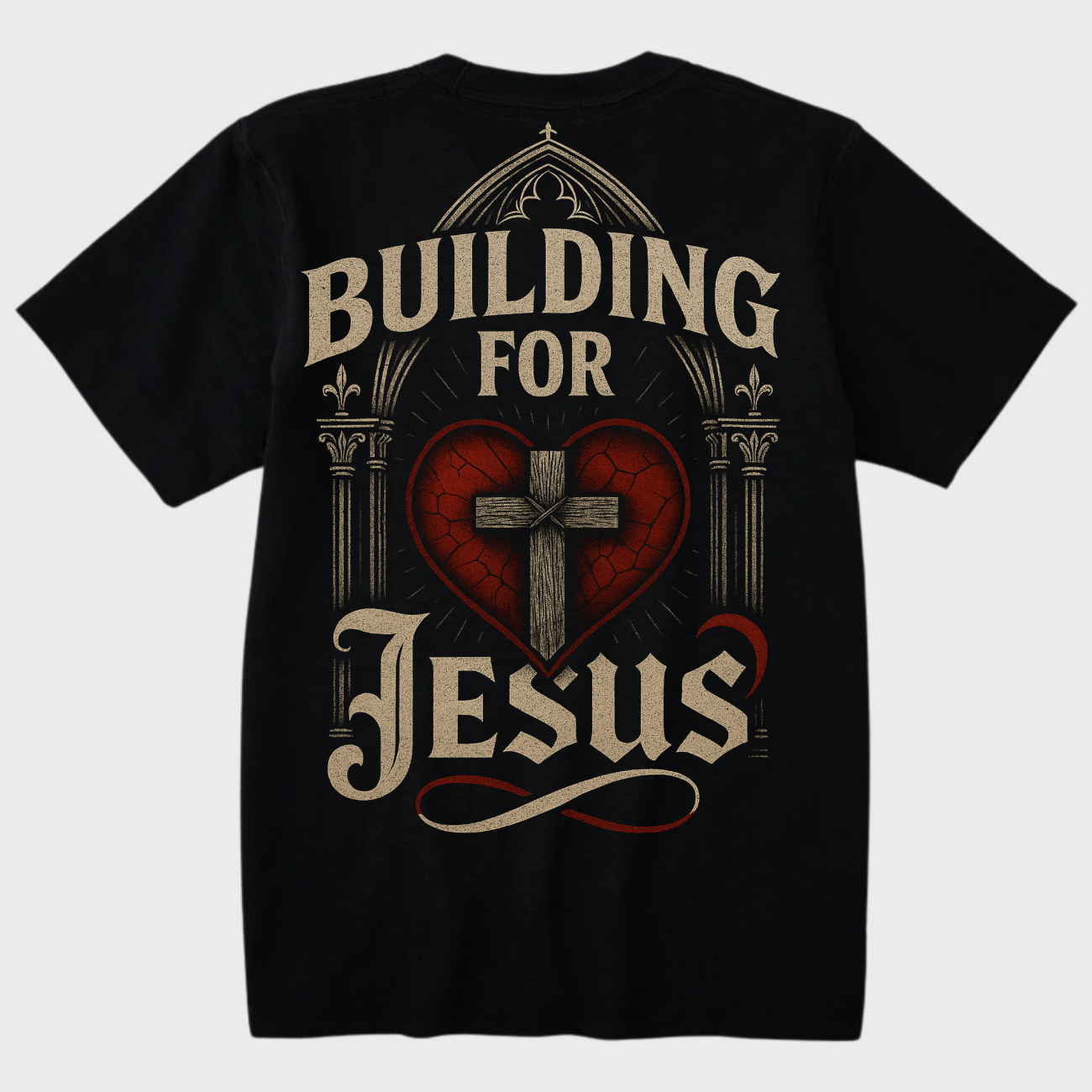 Building For Jesus - Premium Tee